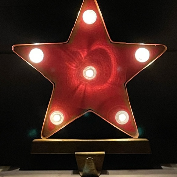 7-1/2” Marquee LED Stocking Holder Bundle - Picture 5 of 9